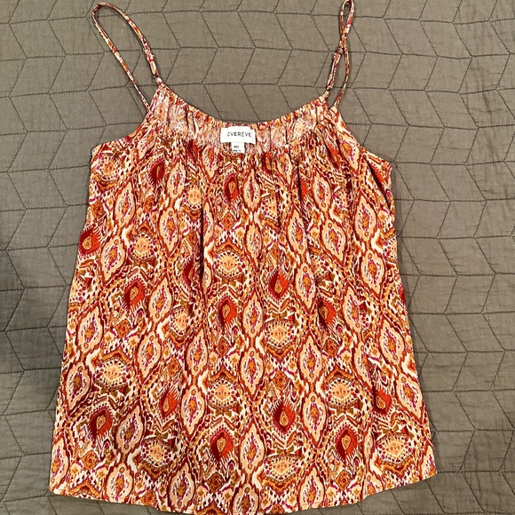 NWOT Evereve Ally Ikat Tank XS - Picture 3 of 4